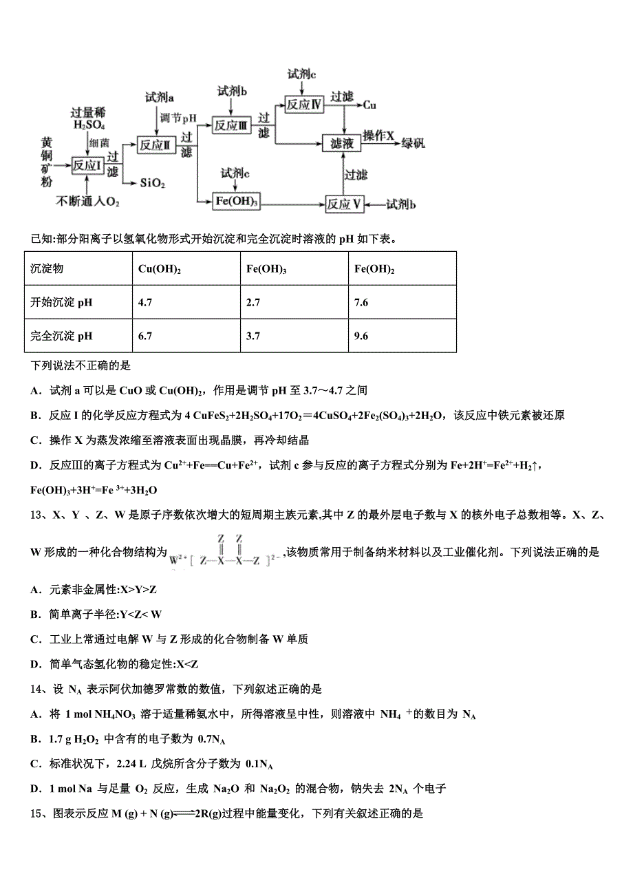 2023届山东省安丘市第二中学高三冲刺模拟化学试卷(含解析）.doc_第4页