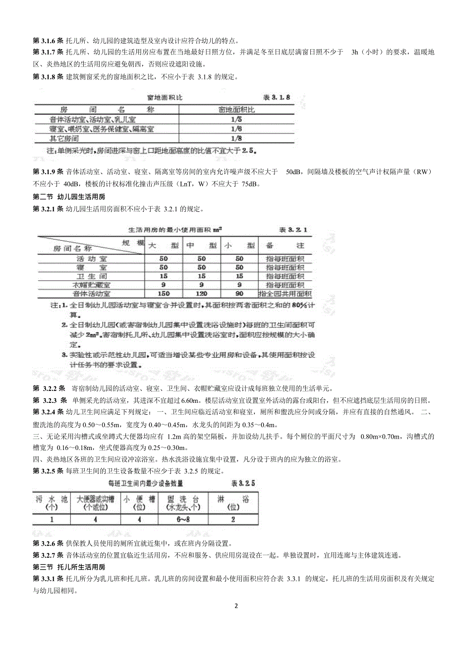 托儿所、幼儿园建筑设计规范 JGJ 39-2016_第2页