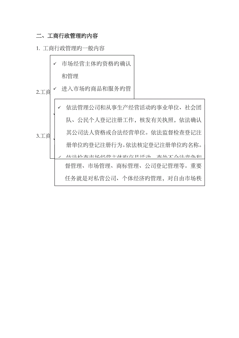 2023年广州中等职业学校教师资格工商行政管理事务工商行政管理的含义与内容教案_第4页