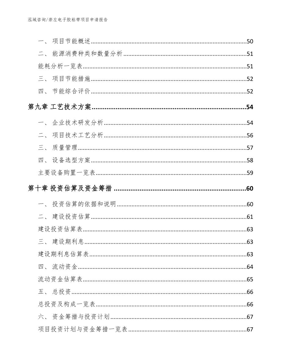 崇左电子胶粘带项目申请报告（模板）_第4页