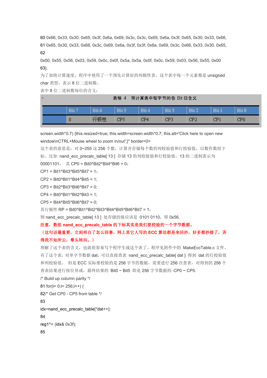 Nandflash中的ECC原理及实现_第4页