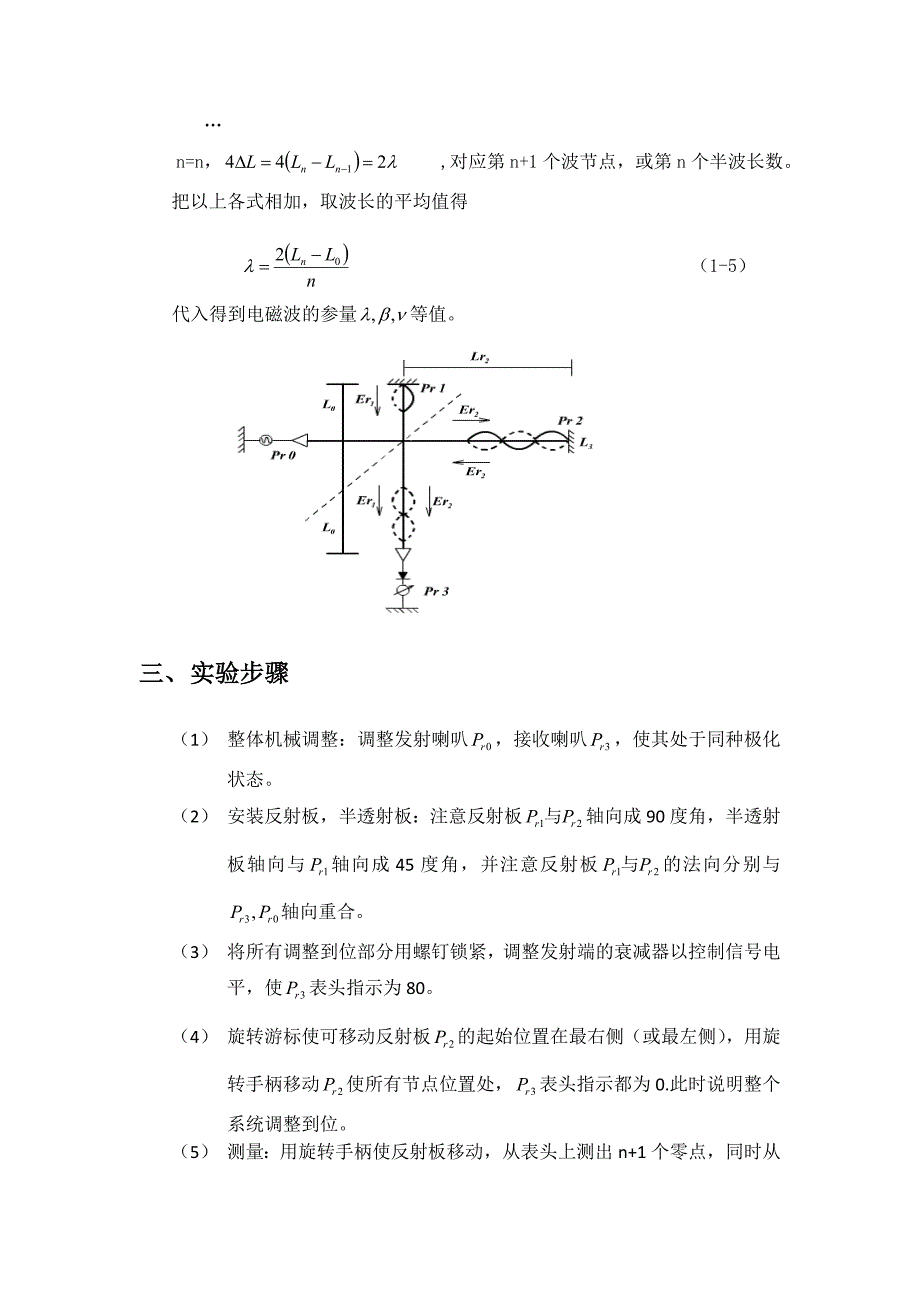 电磁场与电磁波实验报告_第4页