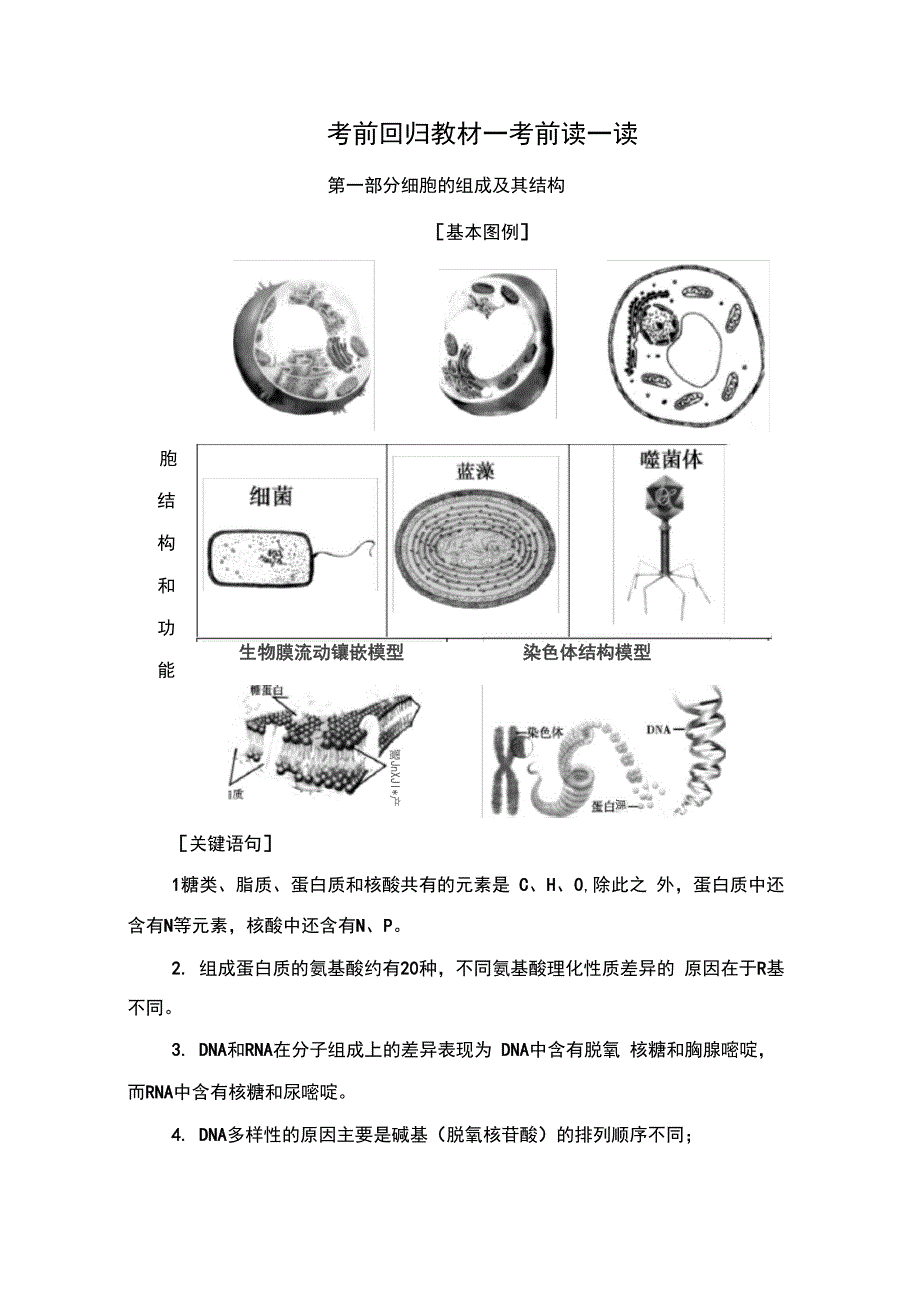 细胞的组成及其结构_第1页