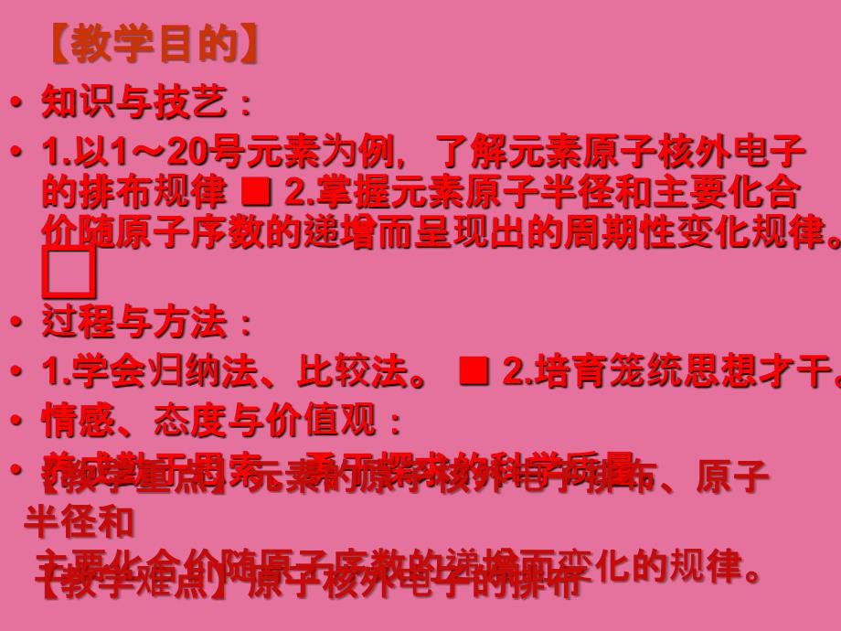 新课标人教版高中化学必修二第一章第二节元素周期律精品ppt课件_第2页