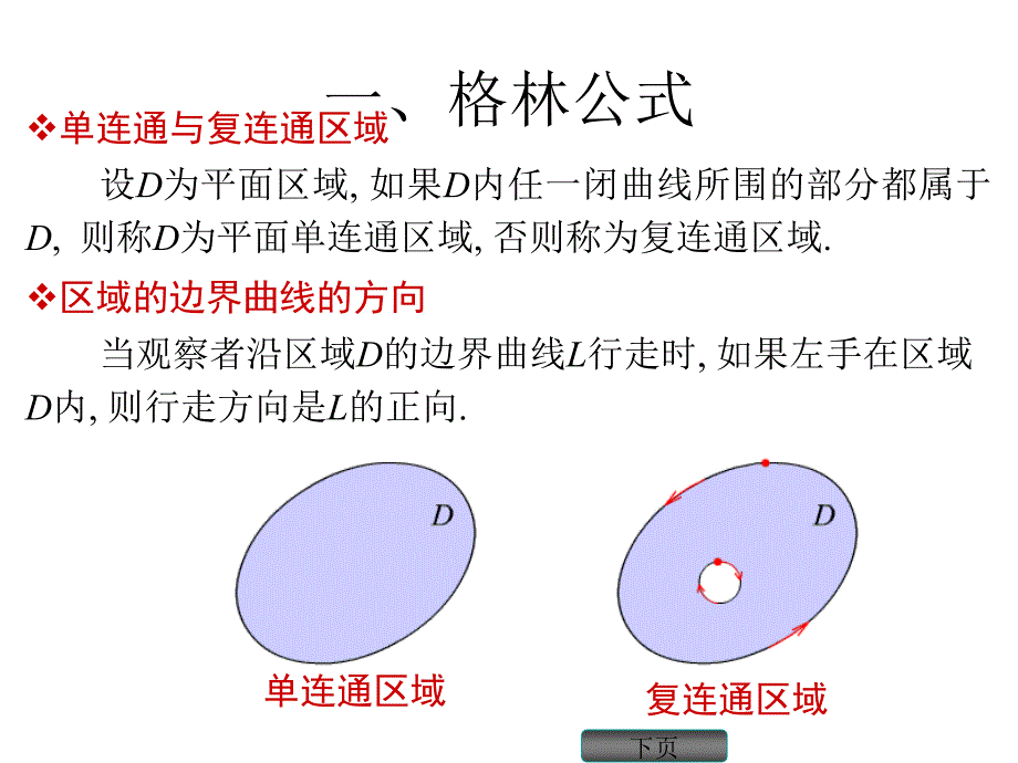 格林公式、曲线积分与路径无关的条件ppt.ppt_第2页