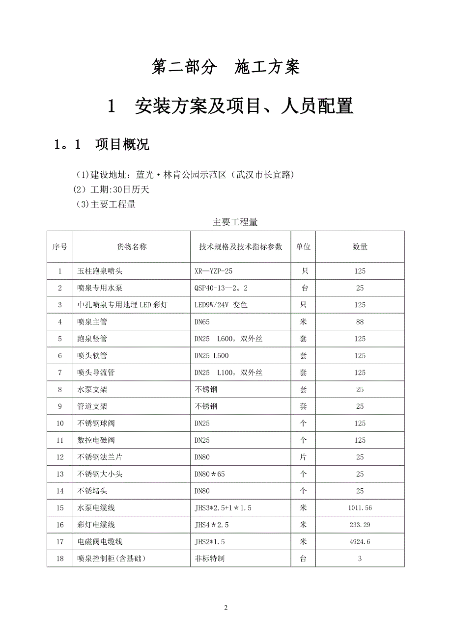 喷泉施工方案44820_第4页