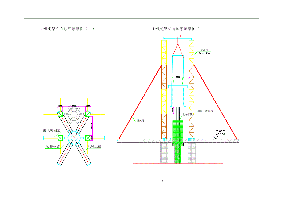 巨型钢管柱现场安装施工技术：(精品)_第4页