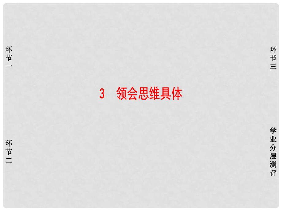 高中政治 专题3 运用辩证思维的方法 3 领会思维具体课件 新人教版选修4_第1页