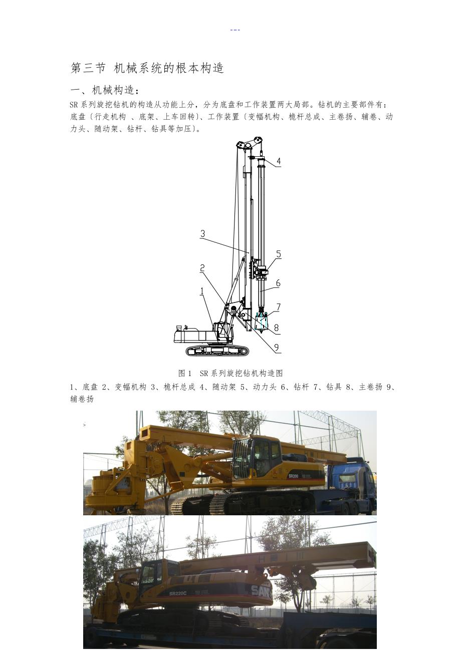 旋挖钻机的基本构造与工作原理_第2页