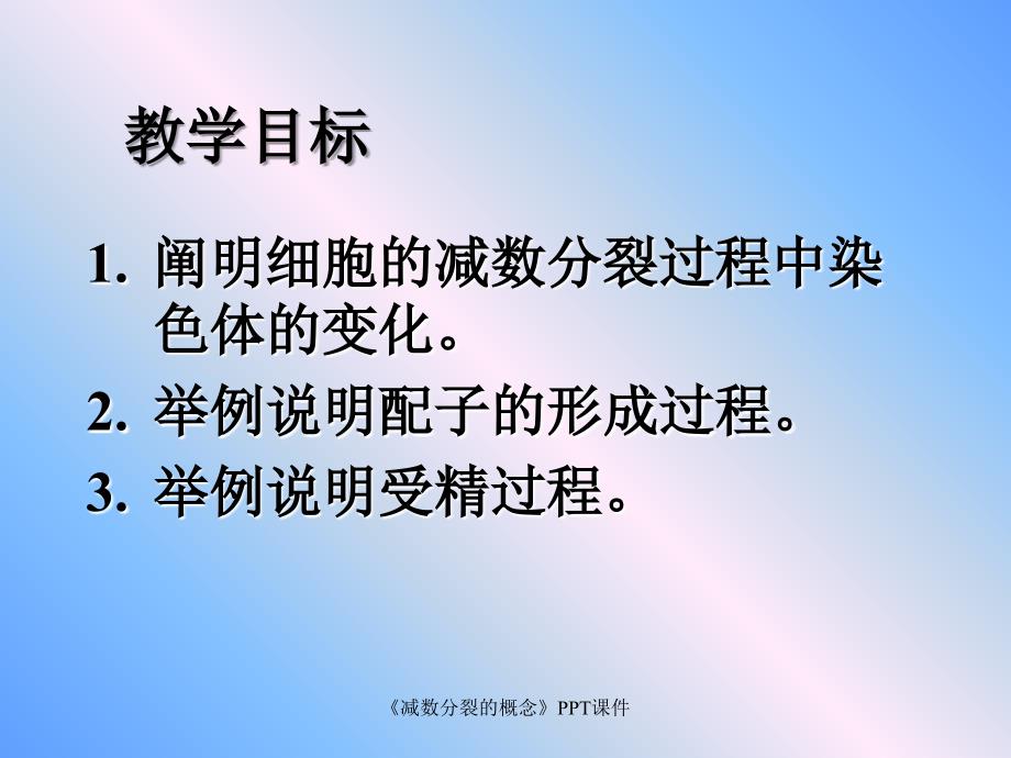 减数分裂的概念课件_第2页