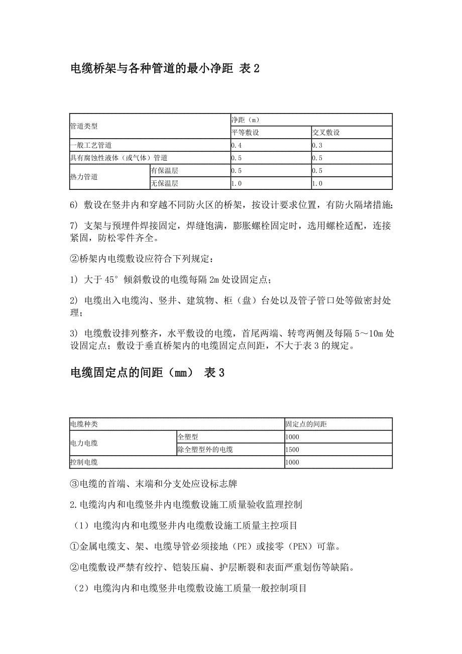 电缆敷设监理控制要点及措施_第5页