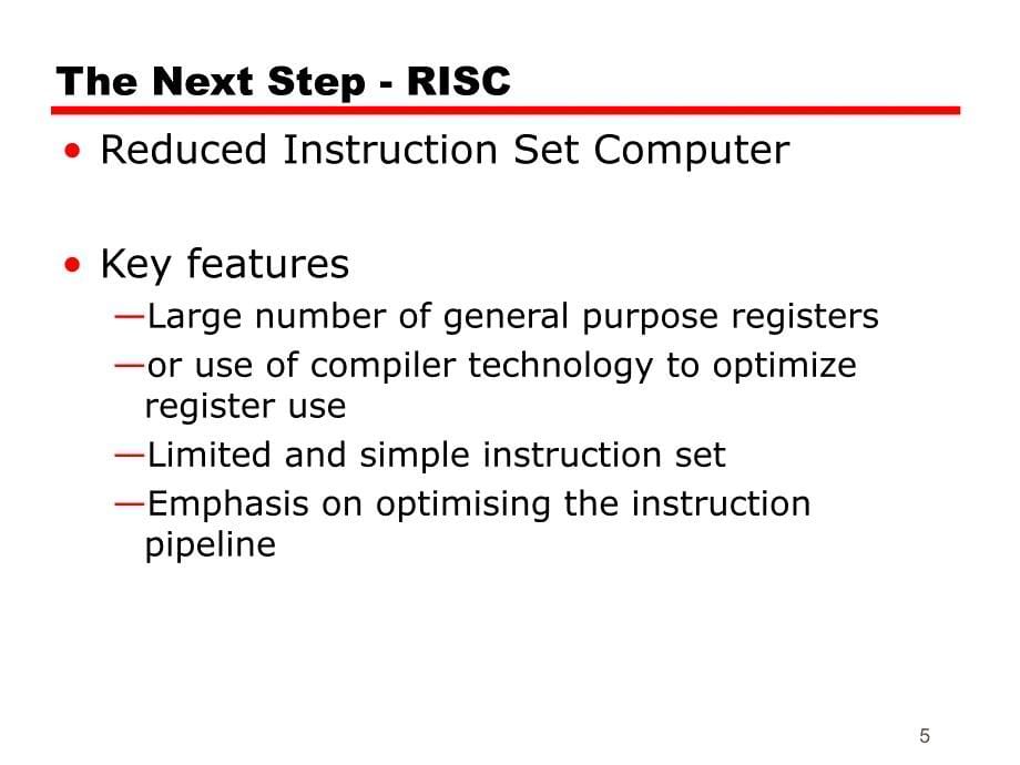 计算机结构英文版课件：Chapter 13 Reduced Instruction Set Computers_第5页