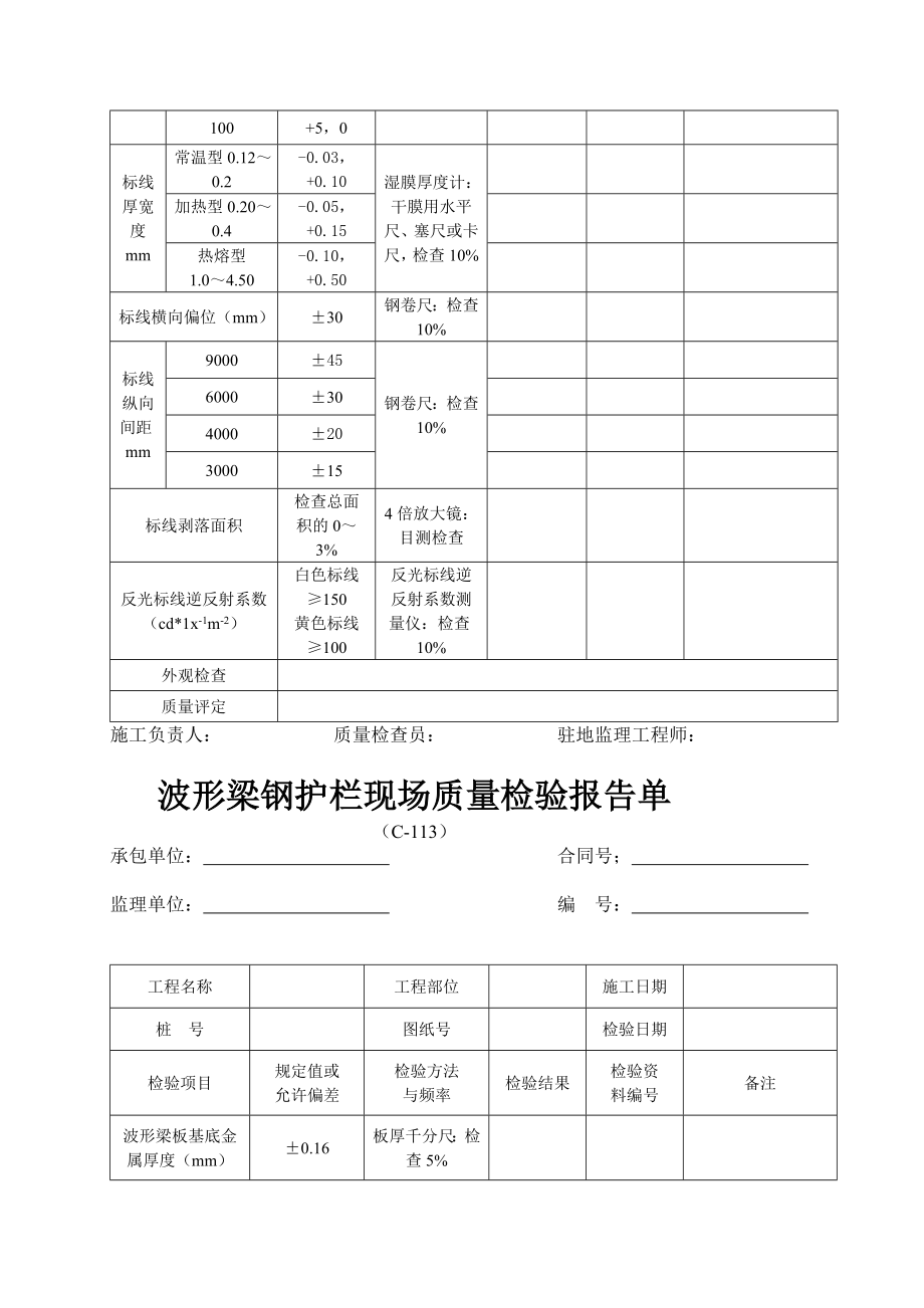 路基路面施工用表_第3页