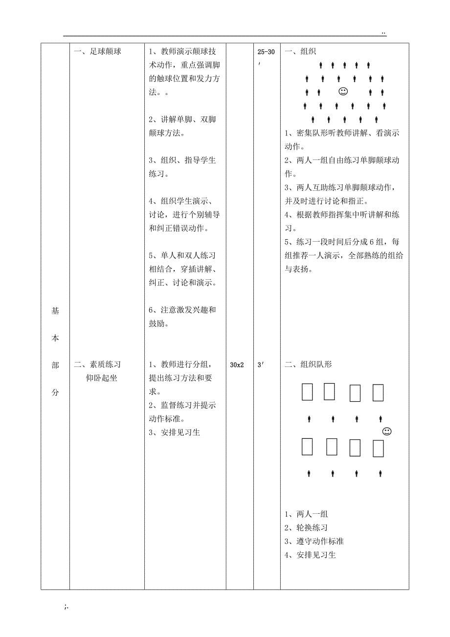 初中足球课教案全部_第5页