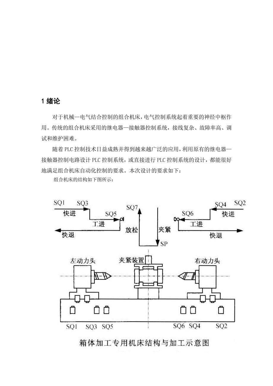 PLC课程设计PLC箱体加工组合机床以及电气控制系统设计_第3页