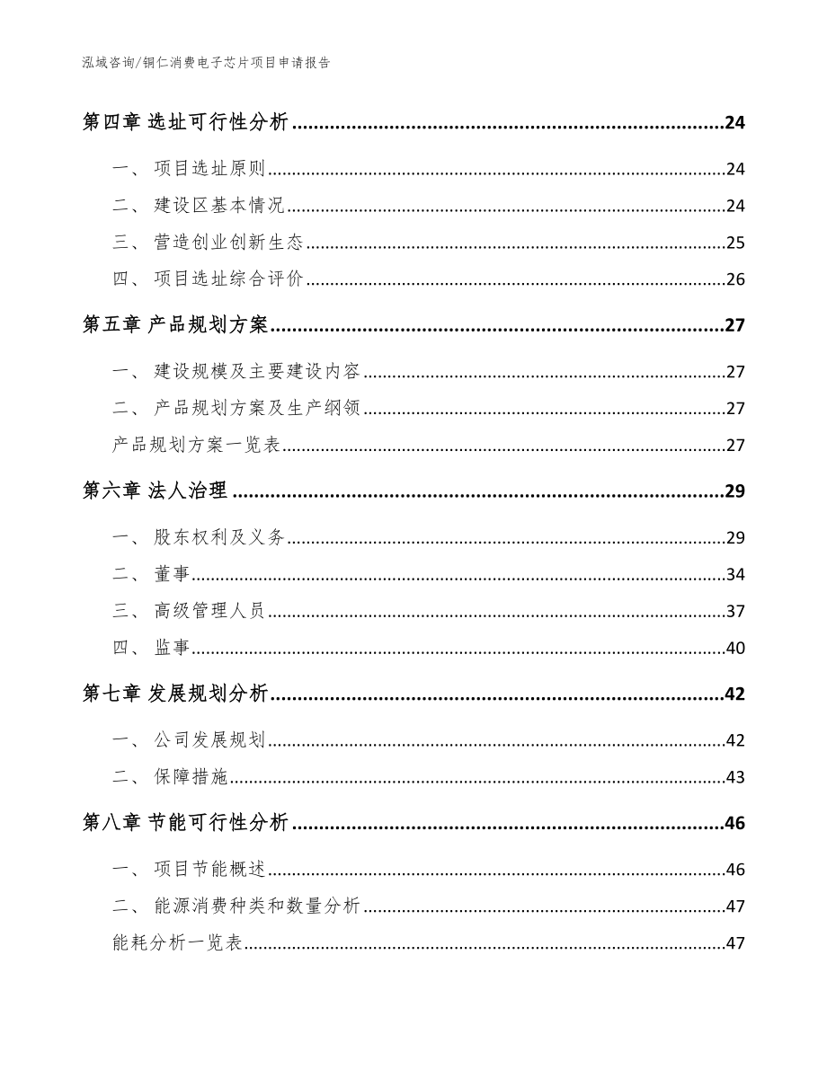 铜仁消费电子芯片项目申请报告_参考模板_第2页