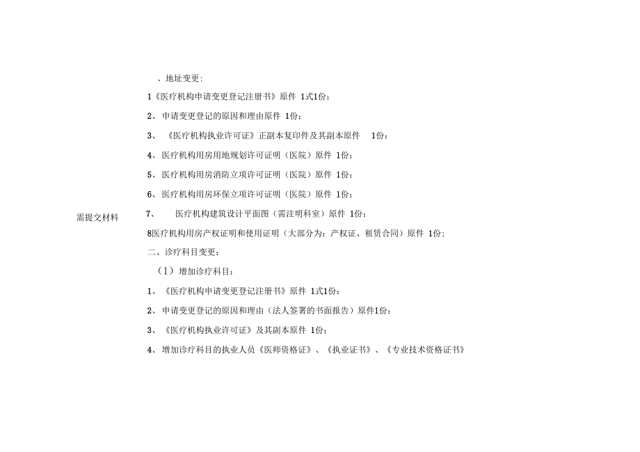 医疗机构执业登记项目变更流程_第2页