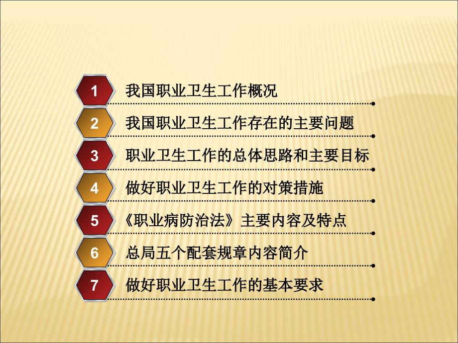 我国职业健康工作的形势与对策课件_第2页