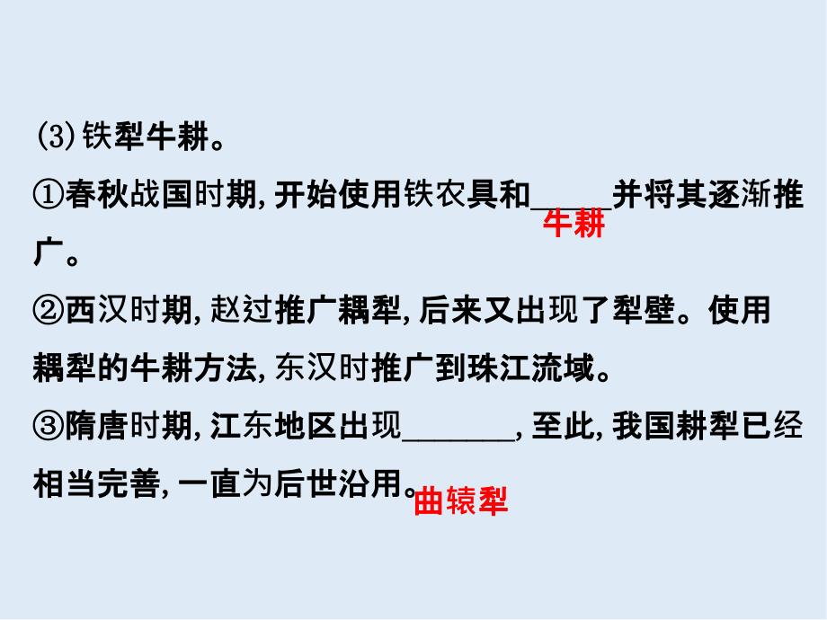 江苏省高考一轮复习历史课件：9.15 农业和手工业 1_第4页