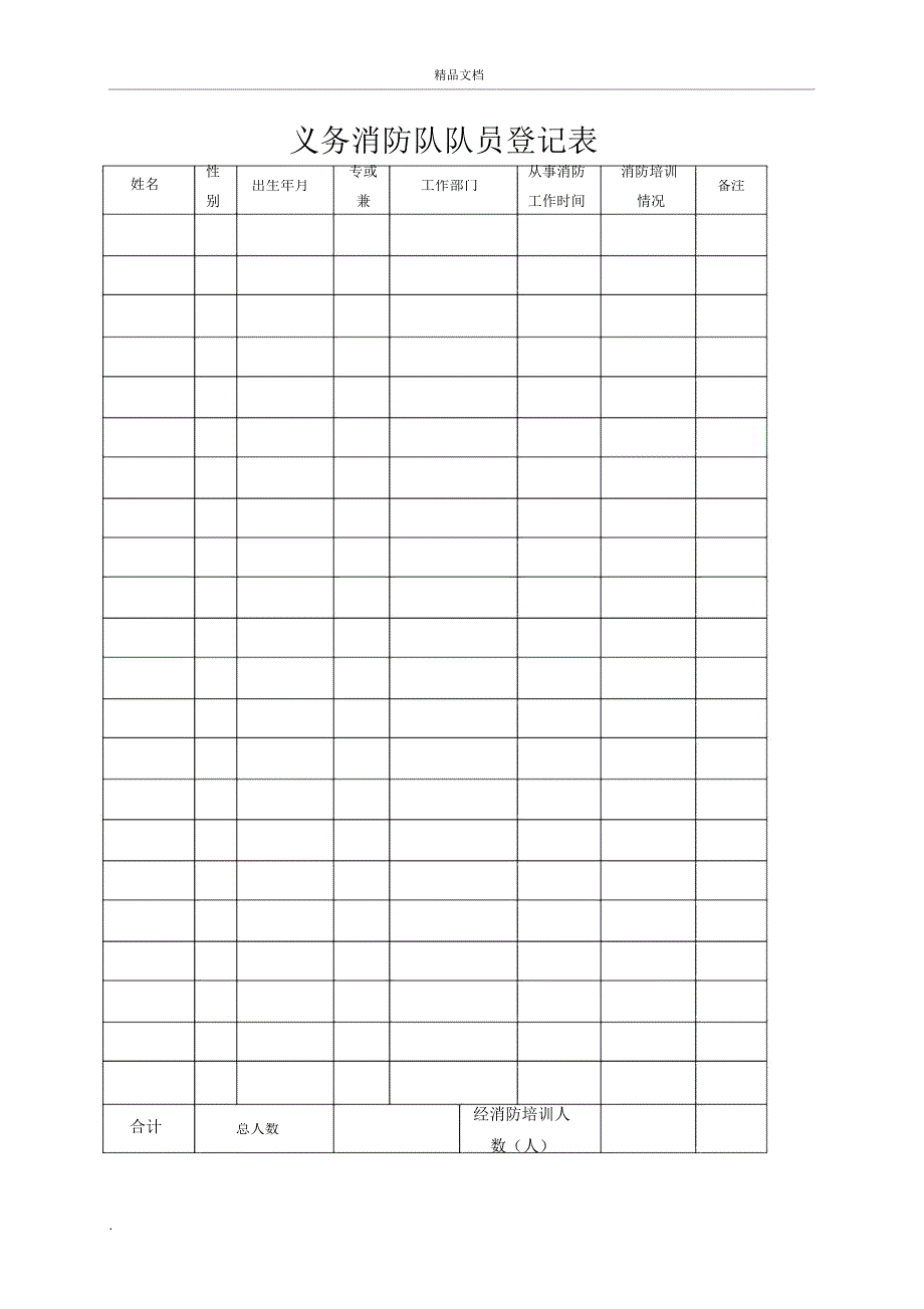 幼儿园消防检查各种表格记录文本_第2页