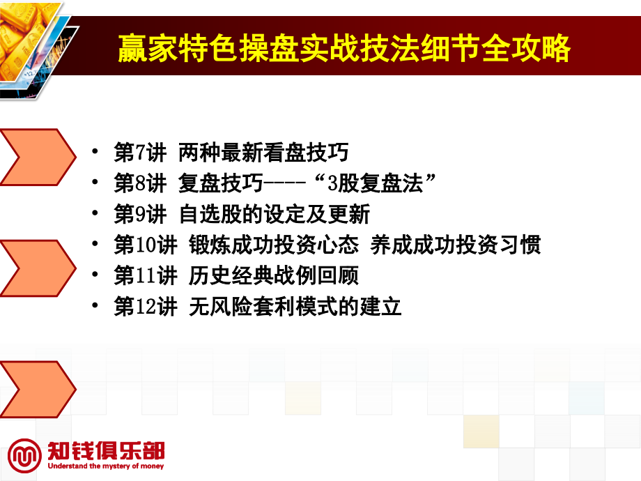 小杜知钱名门3系讲座赢家特色操盘实战技法细节全攻略_第4页