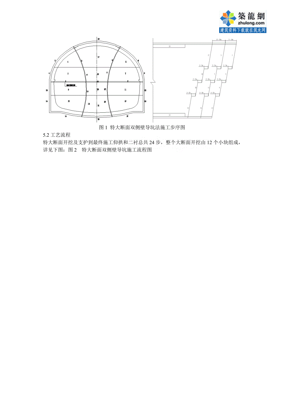 轨道交通工程特大断面双侧壁导坑法施工工法_第2页