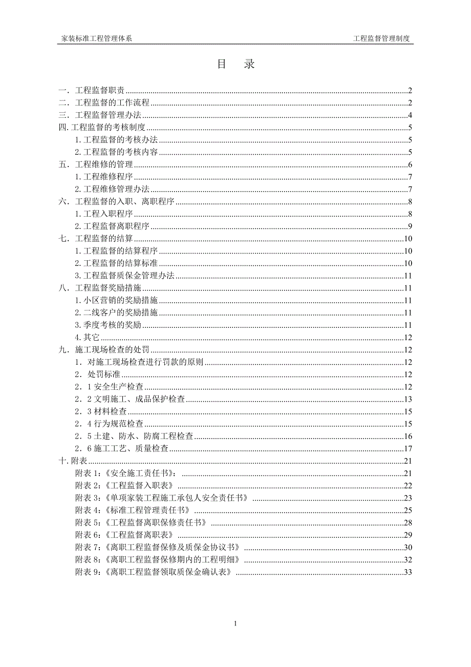 某家装公司工程监督管理制度汇编_第1页