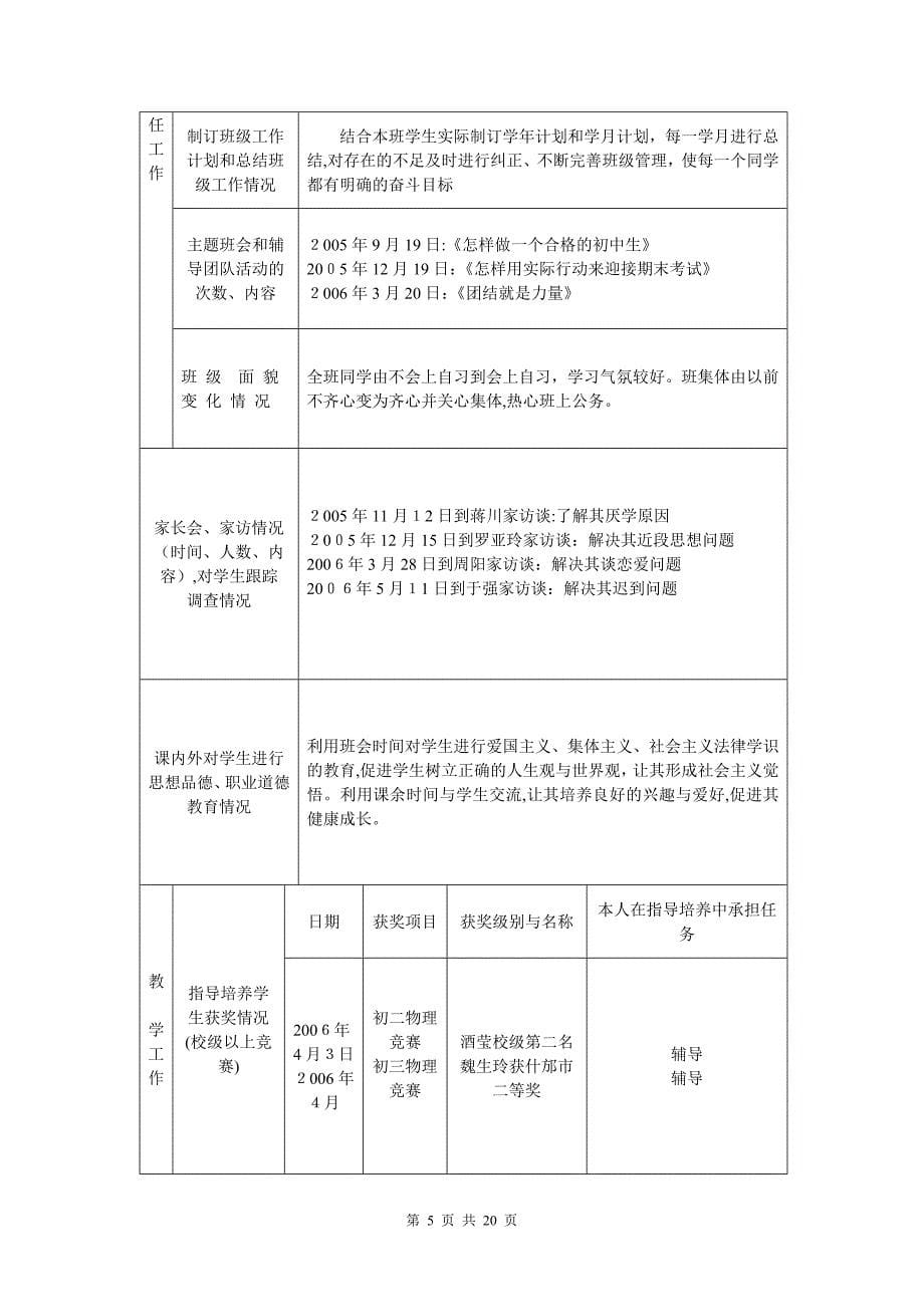 三年度考核表_第5页