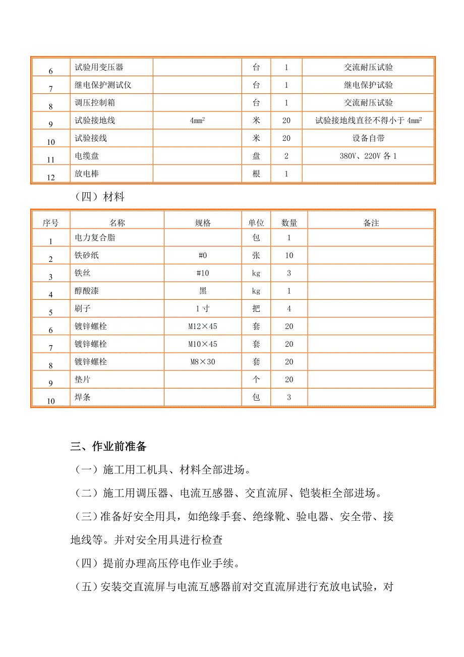 10KV电力配电所施工方案_第4页