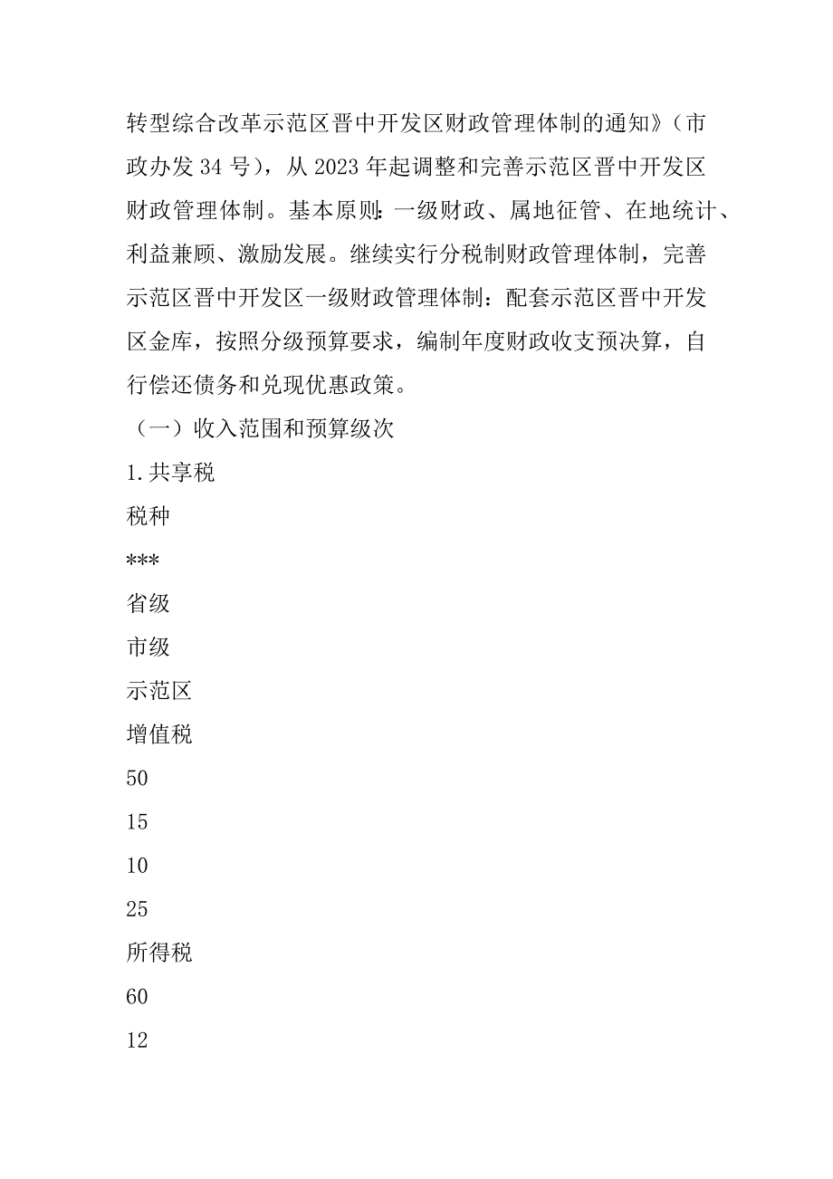 2023年关于示范区晋中开发区财政体制的调研报告（年）_第3页