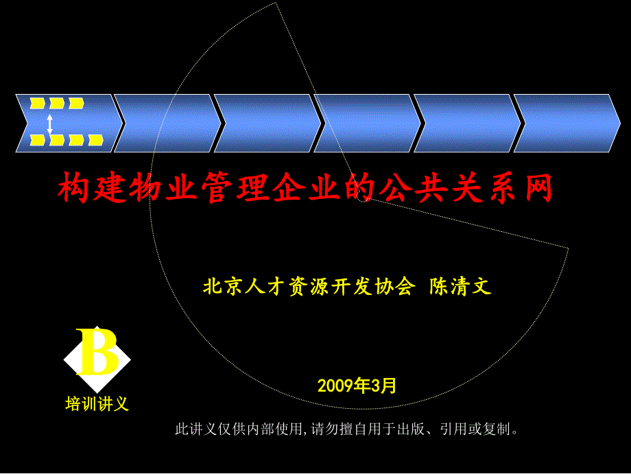 物业管理公司公共关系学培训讲义_第1页