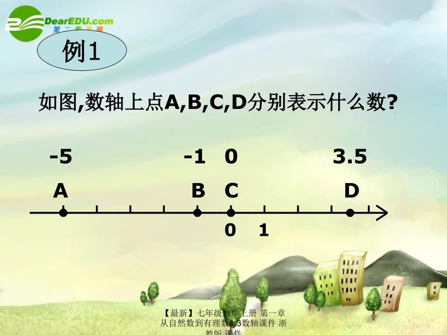 最新七年级数学上册第一章从自然数到有理数1.3数轴课件浙教版课件_第4页