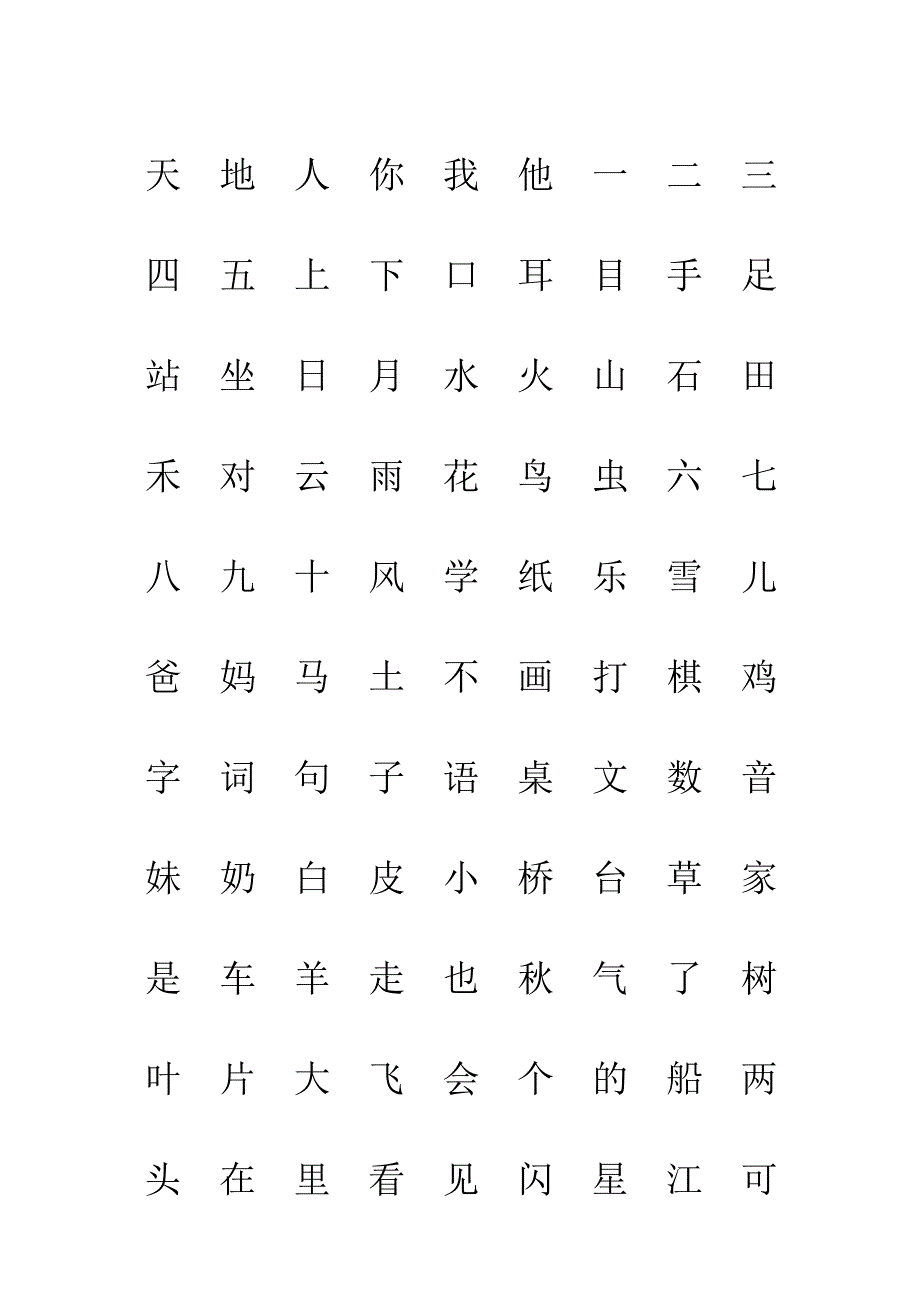 新人教版一年级语文上册生字表注音练习_第1页