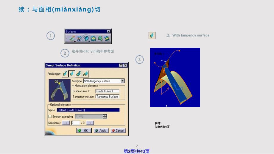 CATIAGSD扫掠详解实用教案_第2页
