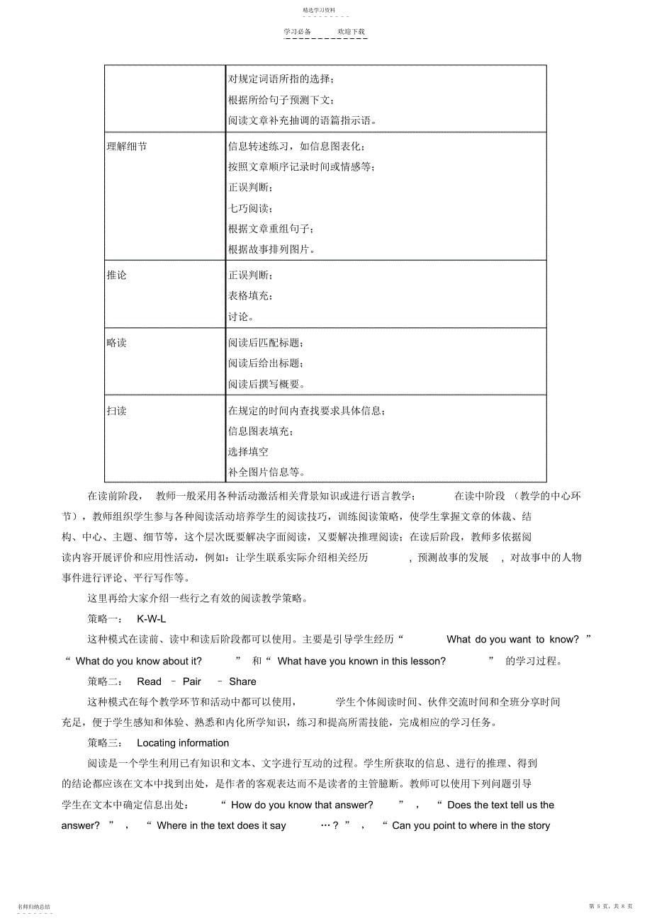 2022年初中学生英语阅读与写作能力培养的策略与方法_第5页