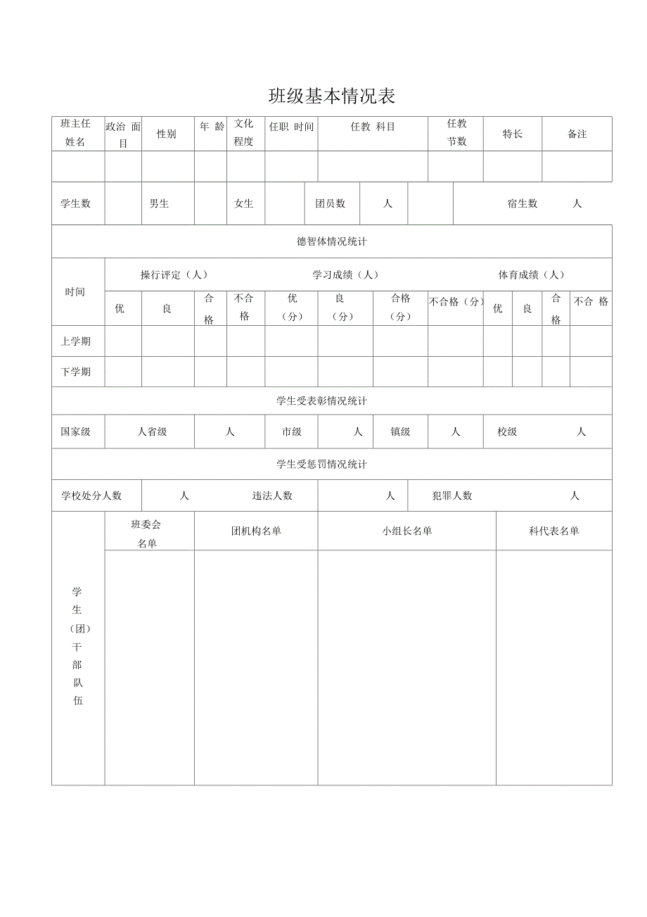 学校班主任工作手册_第4页