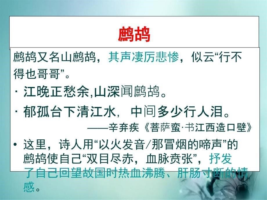 高中语文第四单元边界望乡课件新人教版选修中国现代诗歌散文欣赏_第5页