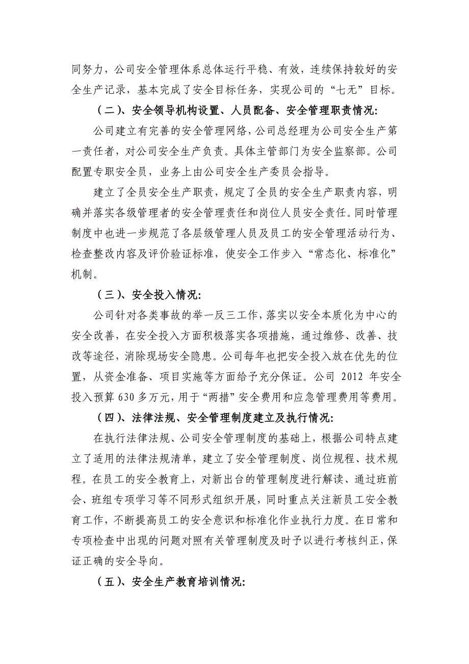 安全生产绩效评定报告_第2页