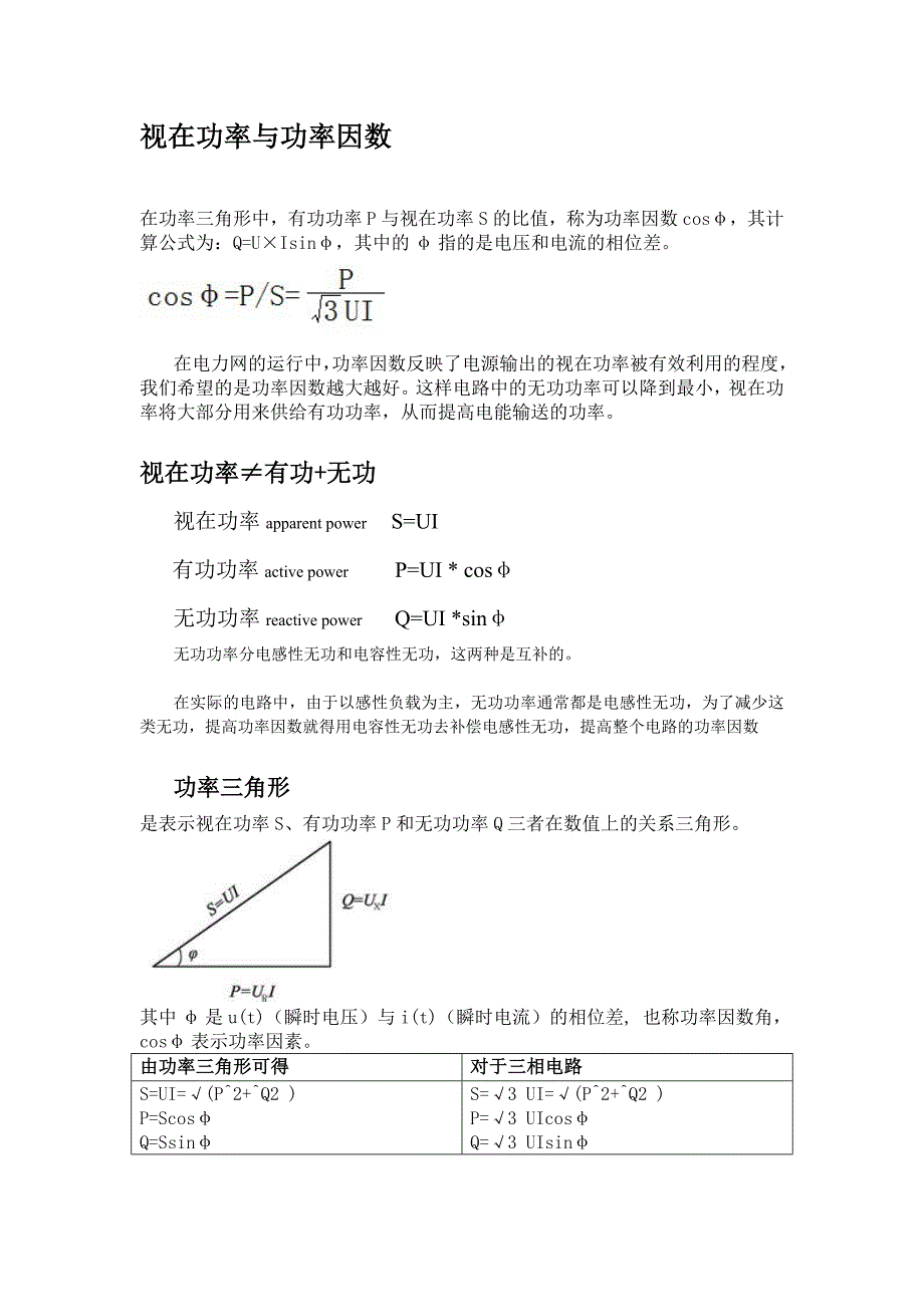 电能表及功率因数基础知识_第1页