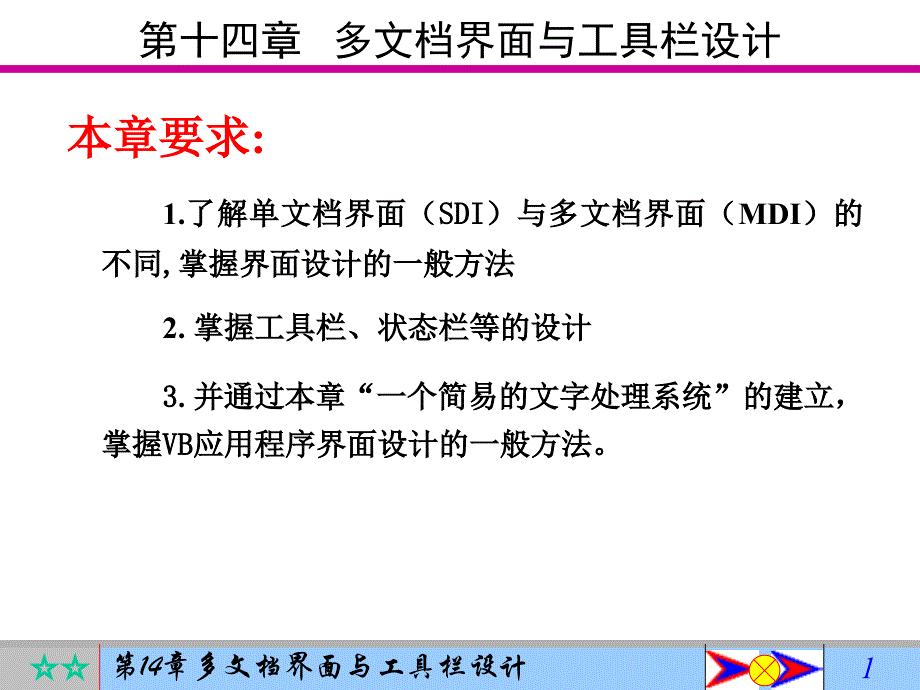 多文档界面与工具栏设计.ppt_第1页