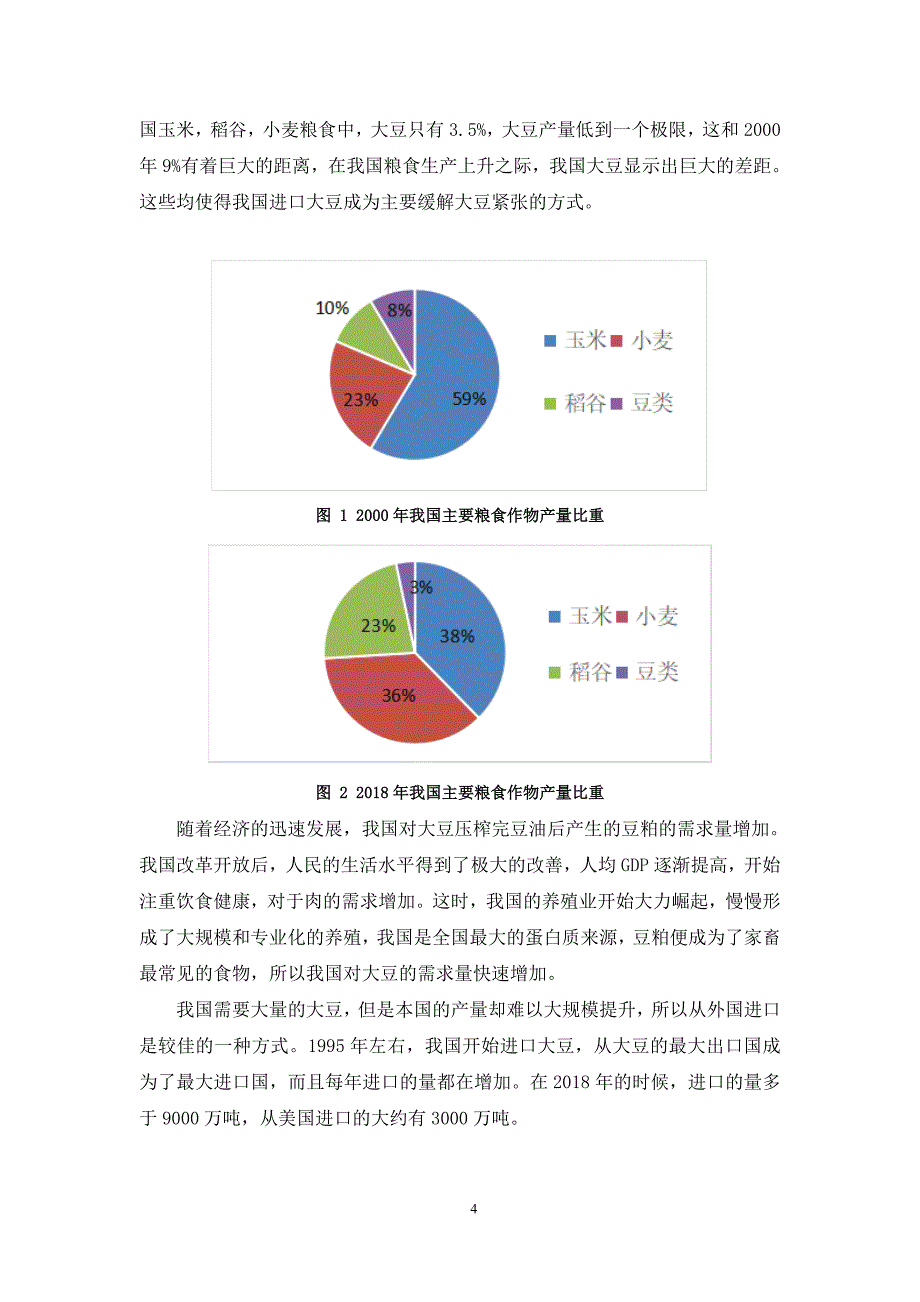 中美贸易战中对美豆加征关税影响的探讨_第4页