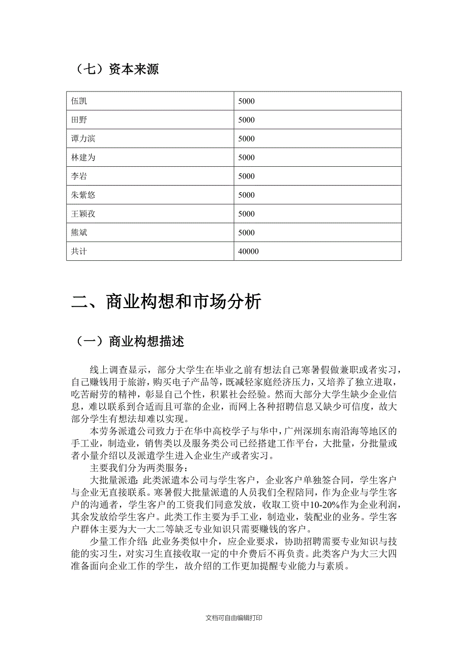 欧叶劳务派遣公司商业计划书_第4页