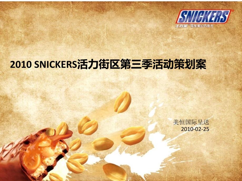 SNICKERS士力架活力街区第三季活动策划案(46)课件_第1页