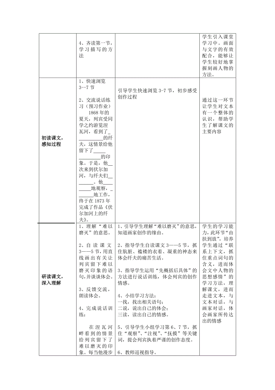 四年级语文下册《一夜的工作》教案 北京版_第4页