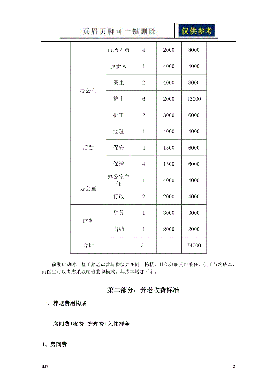 养老运营团队组织架构[一类参考]_第2页