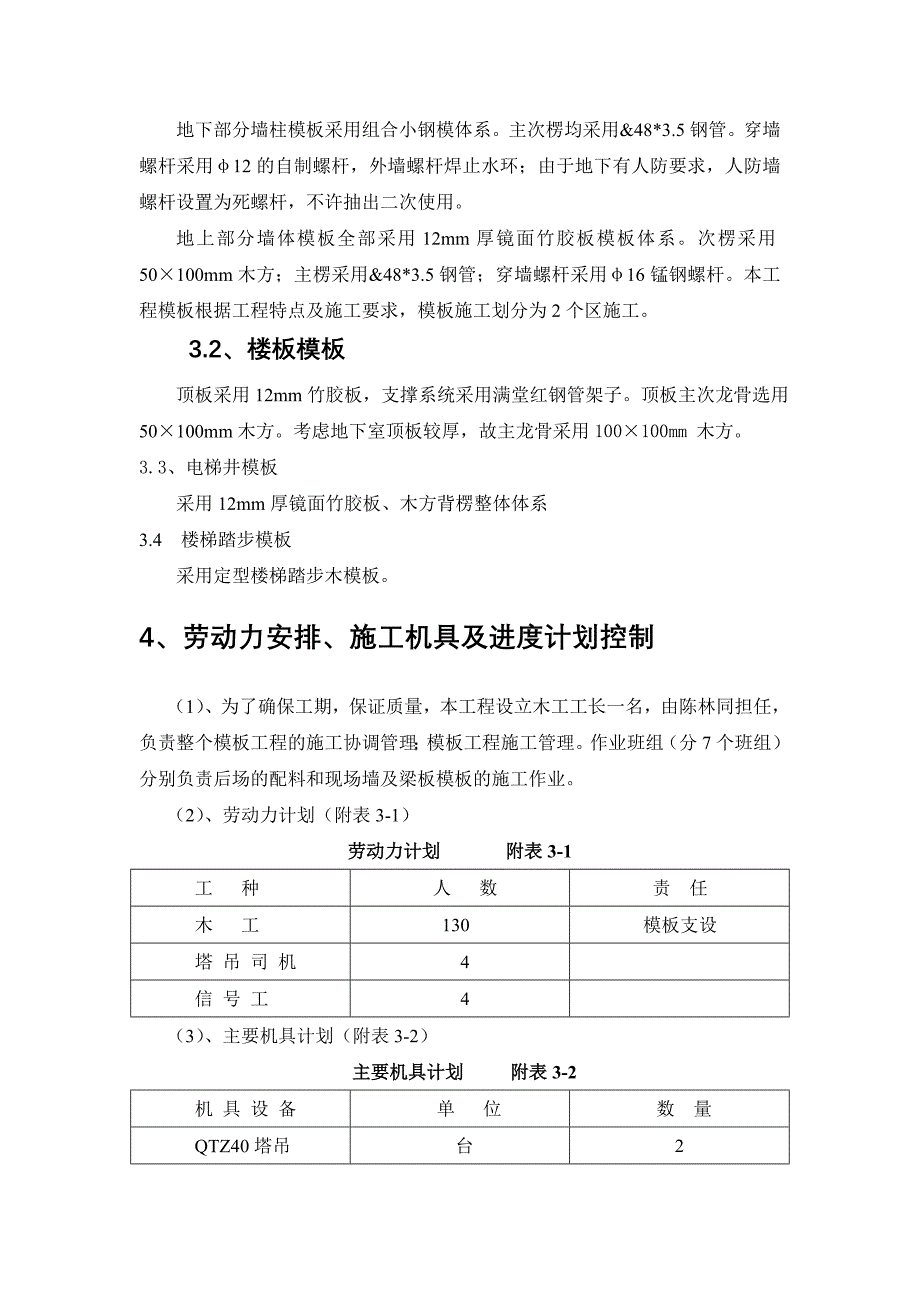 模板施工方案2_第2页