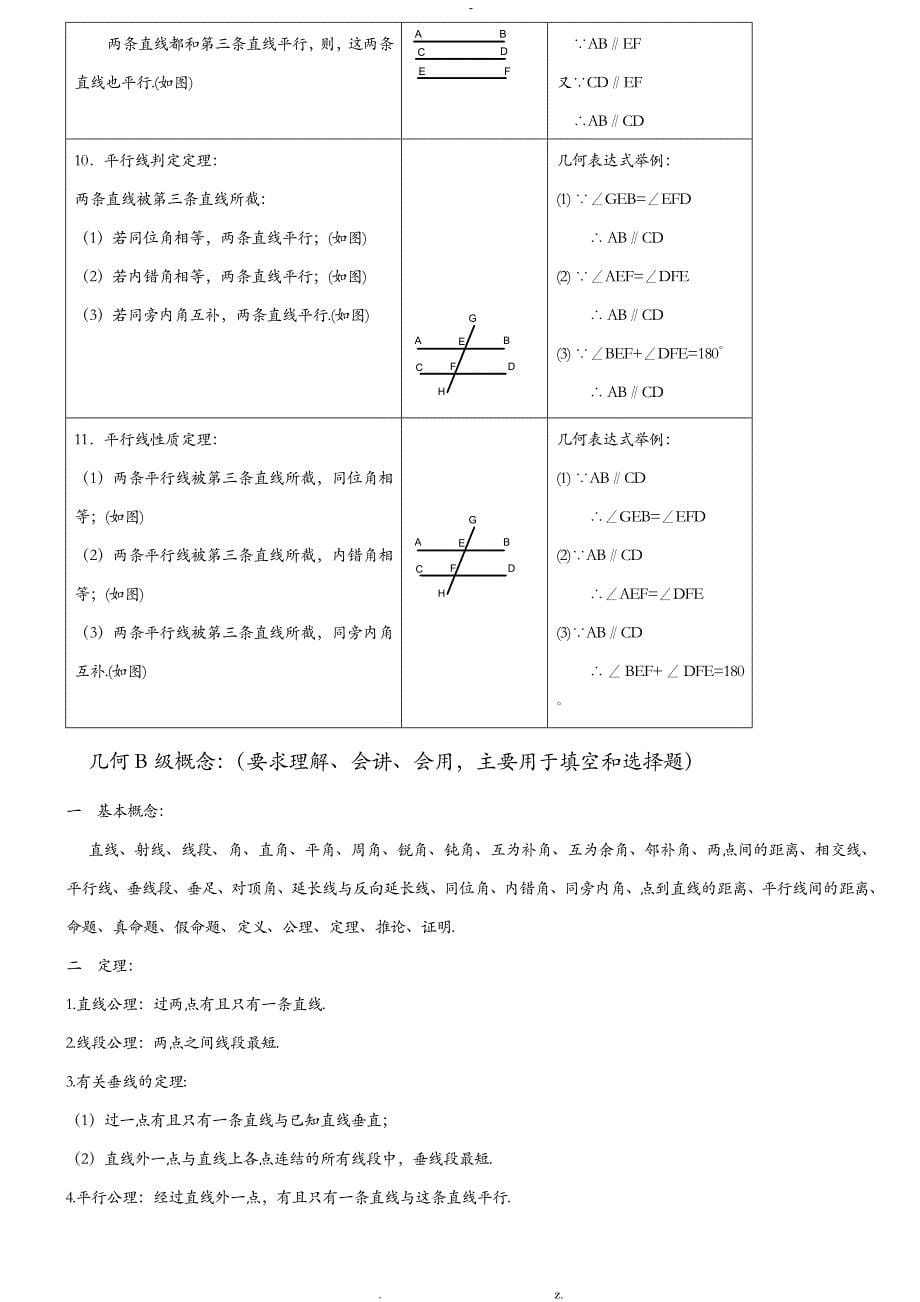 初一数学下册知识点汇总_第5页