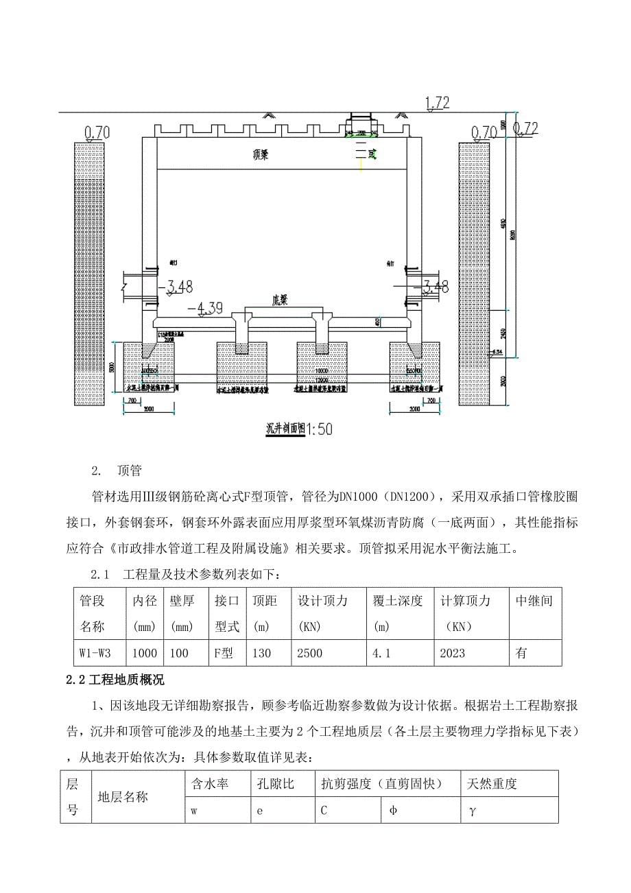 沉井顶管专项施工方案培训资料_第5页