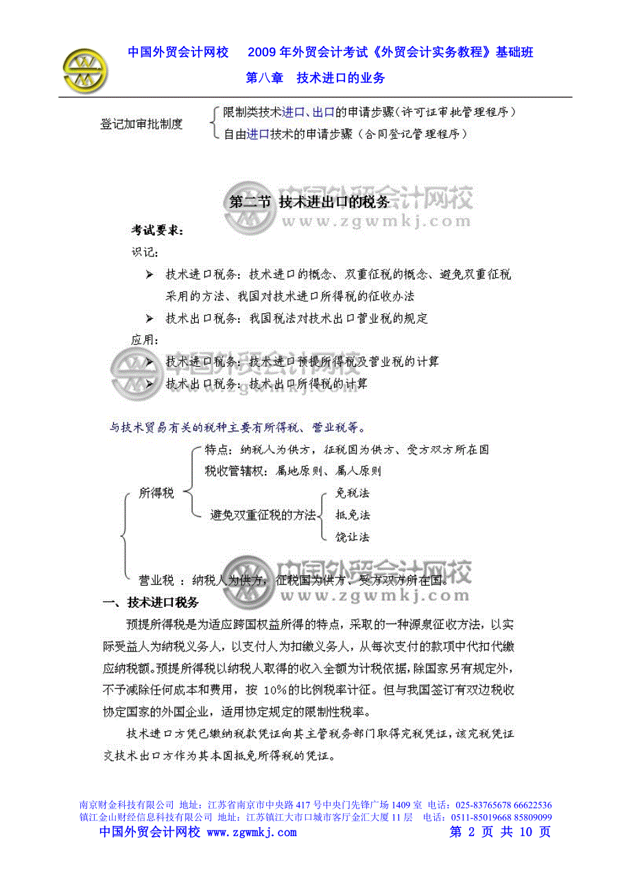 外贸会计实务第八章技术进口的业务_第2页