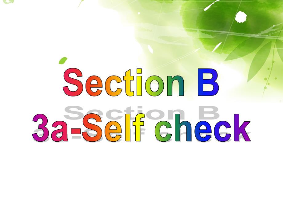 人教版八年级上册英语Unit-6-Section-B-3a-Self-check--ppt课件_第2页